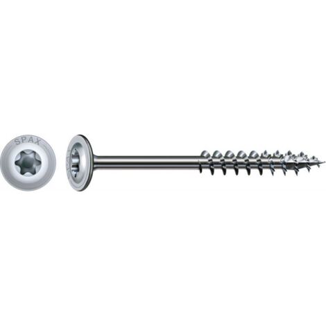 Banyo – Vis à bois 8 mm 140 mm T-STAR plus acier WIROX – Lot de 50 pièces – Résistance à la corrosion – Vissage rapide et efficace - V894473