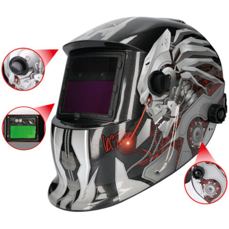 KS Tools Steel Design 310.0195 Casque de soudeur EN 175, EN 379