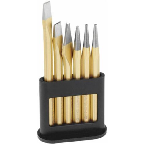Rennsteig Werkzeuge R421 000 09 Werkzeugsatz im Kunststoffhalter Jeu de burins 6 pièces 11 mm Tige octogonale 1 set (1/3)