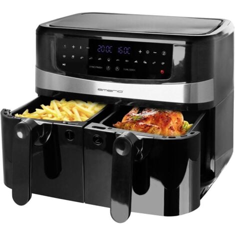 EMERIO AF-126672.4 Friteuse à air chaud 9 l 2400 W noir