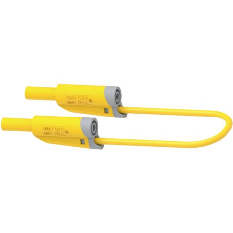 Electro PJP 2710-IEC-CD1-50J Cordon de mesure Banane mâle 4 mm Banane mâle 4 mm 50 cm jaune 1 pc(s) Q857763 (1/2)