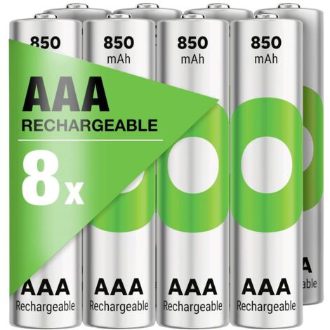 GP ReCyko Pile rechargeable LR3 (AAA) NiMH 850 mAh 1.2 V 8 pc(s) A757022 (1/4)
