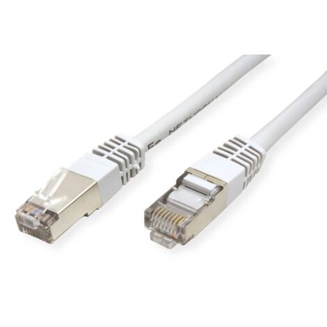 Value 21.99.0115 RJ45 Câble réseau, câble patch CAT 5e F/UTP 15.00 m gris 1 pc(s)