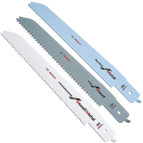 Bosch T301CD - blister de 5 lames de scie sauteuse pour bois tendre - réf 2608637590