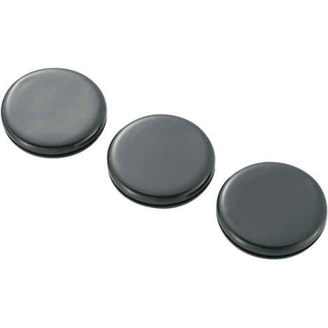 TRU COMPONENTS TC-GMCQR-3225203 Passe-câbles plein(e) Ø max. des bornes 25 mm Epaisseur de plaque (maxi) 1.5 mm PVC noi (1/2)
