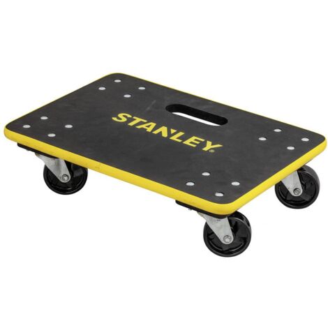 Stanley – Chariot plateforme plastique SXWTMS572 – Charge max 200 kg – Dimensions 450x300 mm – Pour espaces confinés et chantiers humides (1/6)