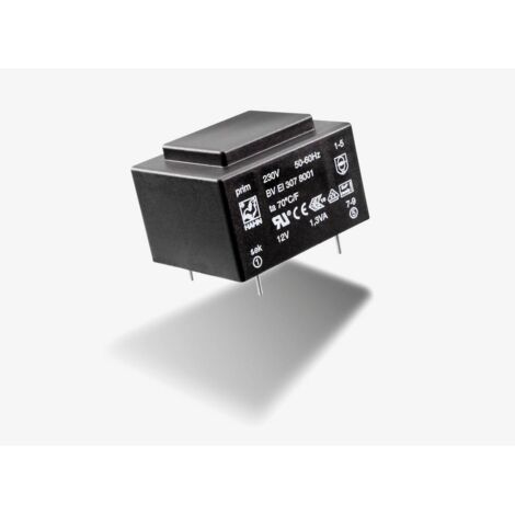 Hahn BV EI 306 8016 Transformateur pour circuits imprimés 1 x 230 V 1 x 6 V/AC 2.8 VA 467 mA Q234263 (1/2)