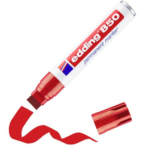 Edding 4-850-1-4002 Marqueur permanent rouge résiste à l'eau: oui Q156943 (1/5)