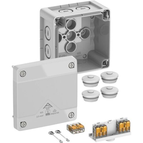Spelsberg 40247001 Boîte de dérivation (L x l x H) 92 x 92 x 60 mm gris IP66, IP67, IP69 1 pc(s)