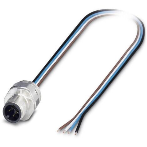 Connecteur mâle encastrable pour capteurs/actionneurs Phoenix Contact SACC-E-M5MS-4CON-M5/0,5 1530595 1 pc(s) (1/3)