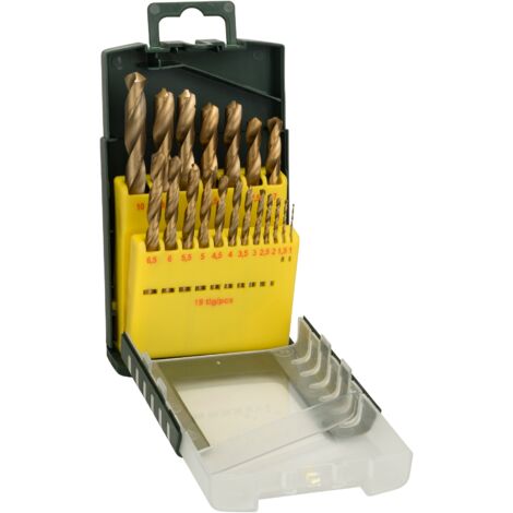 Bosch Forets à métaux HSS-TiN, set de 19 pièces