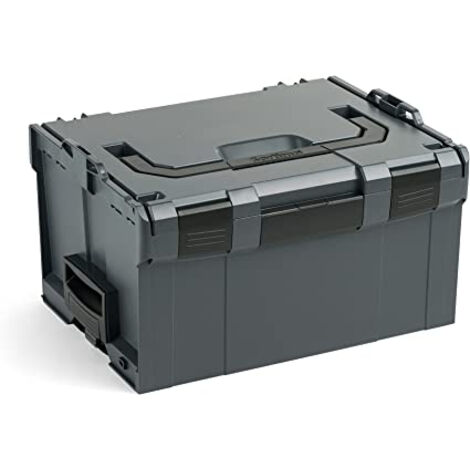 Boîte à outils vide 6100000307 – ABS noir – Dimensions 442 x 357 x 253 mm – Pour chantiers et charges extrêmes – Bs Systems (1/10)
