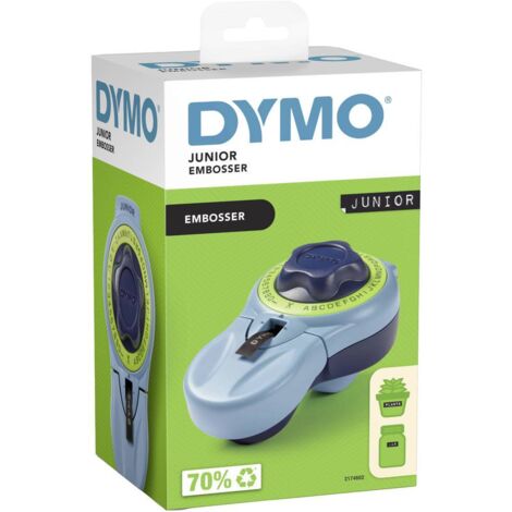 Étiqueteuse à bande de gaufrage DYMO Junior – Compatible rubans 9 mm – Transport de ruban amélioré – Estampage précis