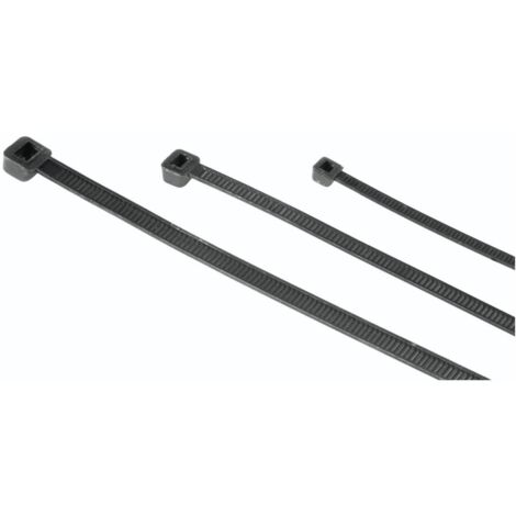 Serre-câbles Hama (L x l) 100, 150, 200 mm, mm, mm x 2.5 mm 150 pc(s) noir (1/5)