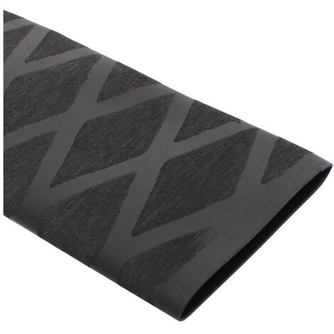 TRU COMPONENTS TC-12352596 Gaine thermorétractable sans colle noir 35 mm 18 mm Taux de retreint:2:1 1.5 m (1/3)