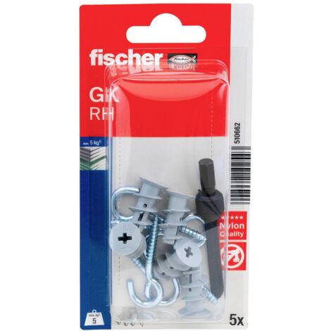 Fischer 510662 GK RH K NV Cheville pour plaques de plâtre 22 mm 1 set