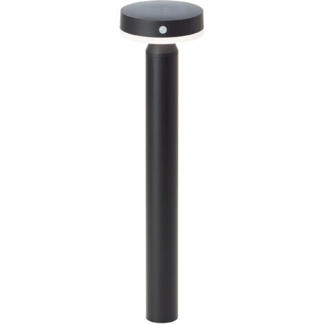 Brilliant G40442/06 Magua Lampadaire d'extérieur solaire, Éclairage d'allée 4 W blanc chaud noir (1/5)
