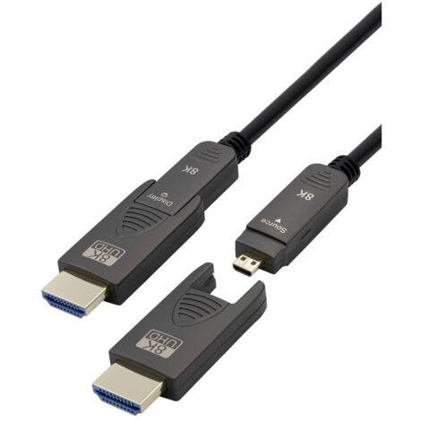 Câble de raccordement Maxtrack HDMI 10 m noir C504-10ML 8K UHD Câble HDMI Y747433