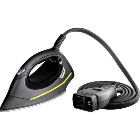 Kärcher – Fer à repasser à pression de vapeur 2400W – Débit vapeur constant – Semelle céramique pour glisse optimale – Repassage rapide et facile