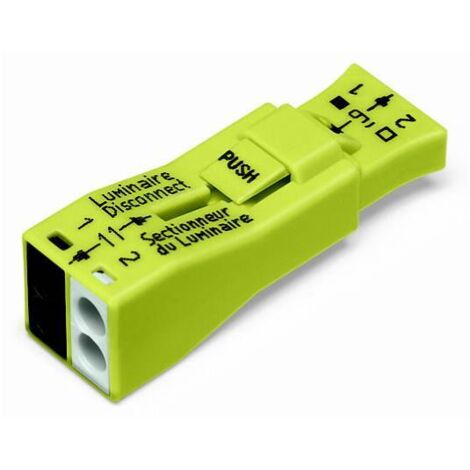Borne pour luminaires WAGO 873-902 flexible: - rigide: 0.75-4 mm² Nombre de pôles: 2 jaune 40 pc(s) X34900 (1/2)