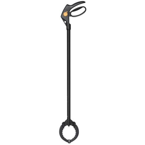 Fiskars – Pince à déchets 1062271 – Longueur 875 mm – Poids 450 g – Poignée ergonomique pour maintien sûr – Construction en acier léger et durable