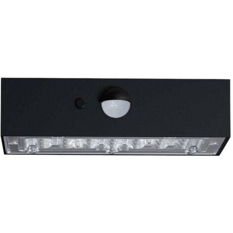 V-TAC VT-403 10305 Applique solaire 3 W blanc neutre, blanc chaud noir