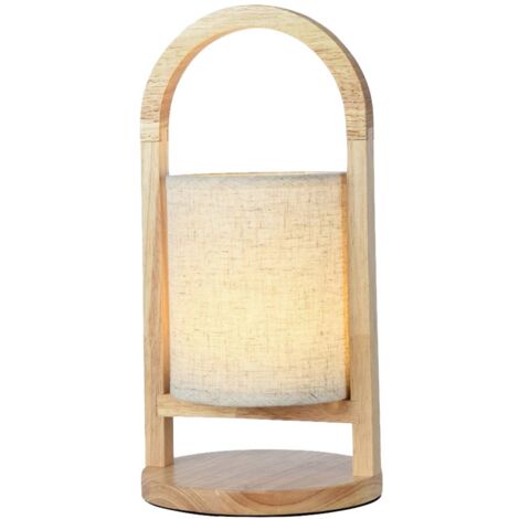 V-Tac – Lampe à poser rechargeable USB 1,5W 3000K beige – Intensité lumineuse variable – Design en tissu – 23091 - vt-7570 (1/7)