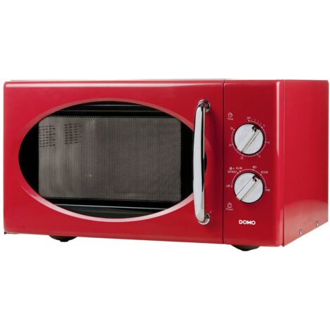 Micro-ondes à poser 25L DO2925 – Puissance 900 W – Minuteur 30 min – Dimensions 480x410x280 mm – Couleur rouge – Domo