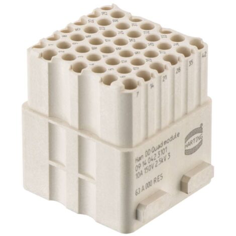 HARTING 09140423101 Double module 42 à sertir 1 pc(s) V762243 (1/3)