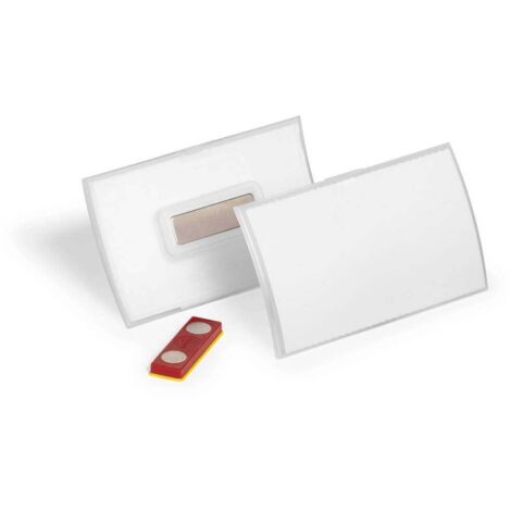 Durable 826019 Porte-badge CLICK FOLD (l x H) 90 mm x 54 mm aimant 10 pc(s) (1/4)