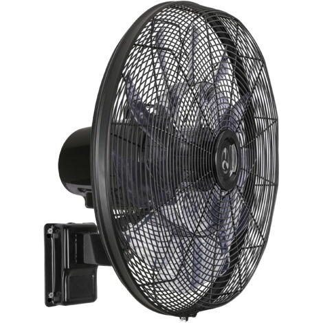 Ventilateur mural Airos Eco Silent Wall – 11 pales – 7 vitesses – Débit d'air 10023 m³/h – Télécommande incluse – Installation facile