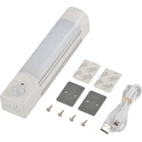 Luminaire pour armoire LED avec détecteur de mouvement LED SMD blanc