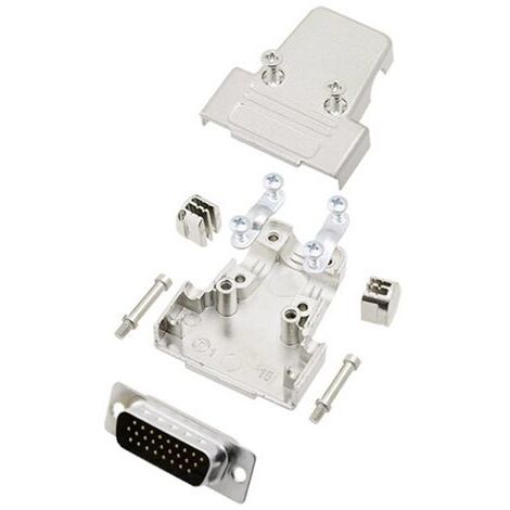 TRU COMPONENTS TCTRIM15HDP26K 7709848 Kit embase SUB-D mâle 180 ° Nombre de pôles: 26 fût à souder 1 pc(s) (1/2)
