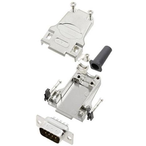 TRU COMPONENTS TCDTZF09DMPK 7709748 Kit embase SUB-D mâle 180 ° Nombre de pôles: 9 fût à souder 1 pc(s) R541241 (1/2)