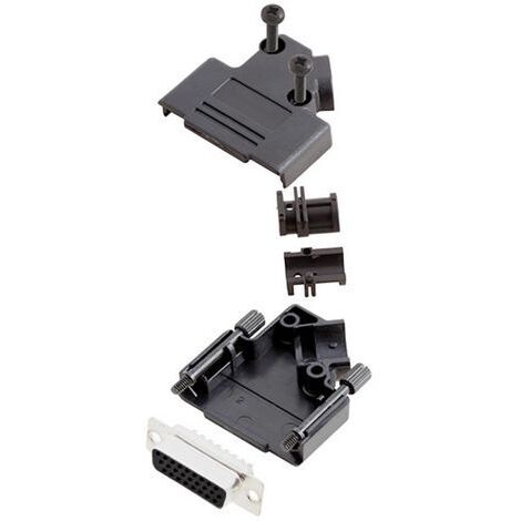 TRU COMPONENTS TCD45PKP15HDS26K 7709880 Kit embase SUB-D femelle 45 ° Nombre de pôles: 26 fût à souder 1 pc(s) R541471 (1/2)