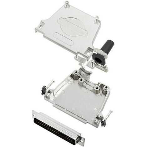 TRU COMPONENTS TCDTZF37DMPK 7709224 Kit embase SUB-D mâle 180 ° Nombre de pôles: 37 fût à souder 1 pc(s) (1/2)