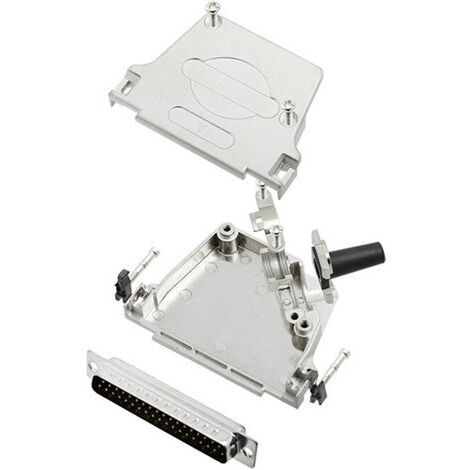 TRU COMPONENTS TCD45ZF37DBPK 7709356 Kit embase SUB-D mâle 45 ° Nombre de pôles: 37 fût à souder 1 pc(s) (1/2)