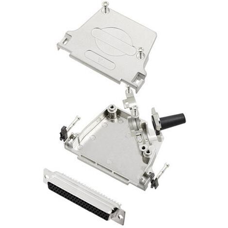 TRU COMPONENTS TCD45ZF37HDS62K 7709916 Kit embase SUB-D femelle 45 ° Nombre de pôles: 62 fût à souder 1 pc(s) (1/2)