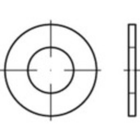 Rondelle 5.3 mm 12 mm acier étamé par galvanisation 200 pc(s) TOOLCRAFT 159249