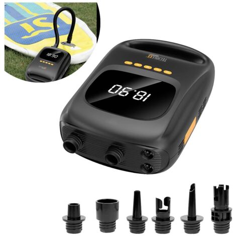 Compresseur sans fil Technaxx TX-266 5112 avec fonction powerbank, adaptateur 12V pour un fonctionnement filaire