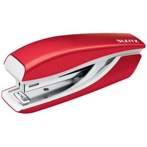Agrafeuse Leitz 55281026 rouge/blanc capacité d'agrafage: 10 feuilles (80 g/m²) (1/4)