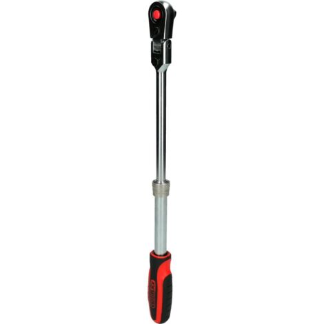 KS TOOLS 3/8" SlimPOWER cliquet réversible articulé télescopique 72 dents - 914.3820