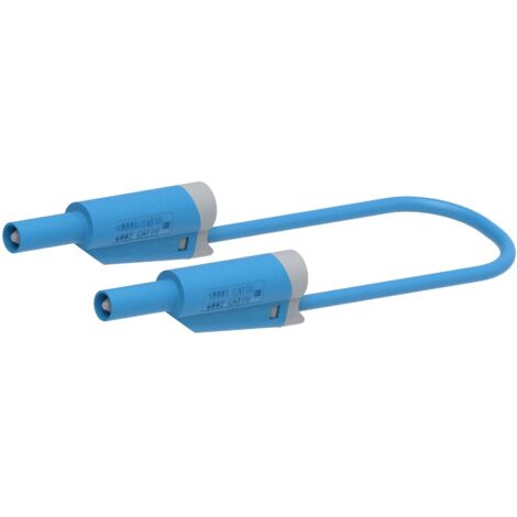 Electro PJP 2710-IEC-CD1-50BL Cordon de mesure Banane mâle 4 mm Banane mâle 4 mm 50 cm bleu 1 pc(s) Q857963 (1/2)