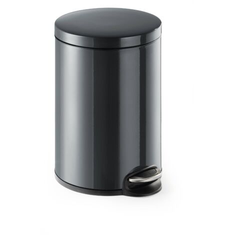 Poubelle Durable 341258 20 l (Ø x H) 29.2 cm x 45.5 cm métal, plastique anthracite-gris 1 pc(s) (1/5)