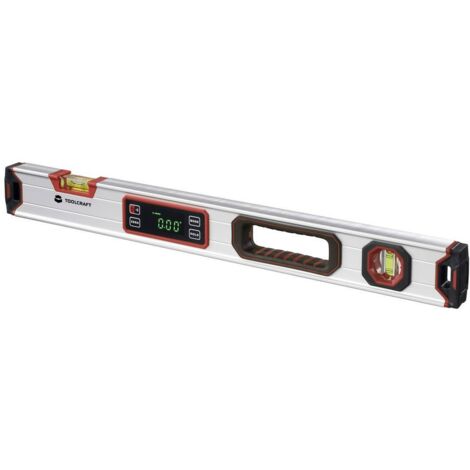 TOOLCRAFT TO-9469539 Niveau à bulle numérique avec aimant 600 mm 360 ° 1.0 mm/m Q383923