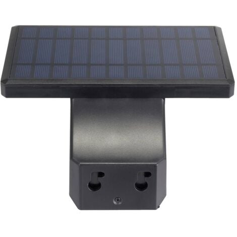 Sygonix SY-5626570 Applique solaire extérieure 6 W blanc froid noir