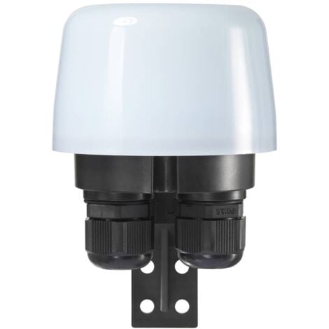 Sygonix SY-5836544 Interrupteur crépusculaire blanc, noir 230 V/AC 1 NO (T)