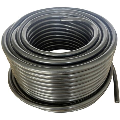 TRU COMPONENTS Tuyau d'air comprimé TC-12832956 PU6X4 Black Polyuréthane noir Diamètre intérieur: 4 mm 10 bar 100 m