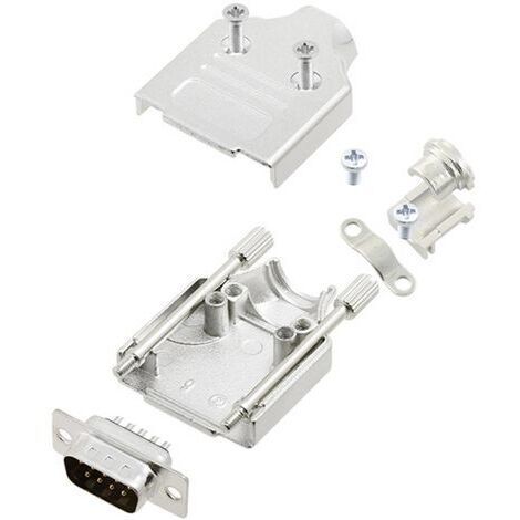 TRU COMPONENTS TCMHDM09DMPK 7708536 Kit embase SUB-D mâle 180 ° Nombre de pôles: 9 fût à souder 1 pc(s) (1/2)