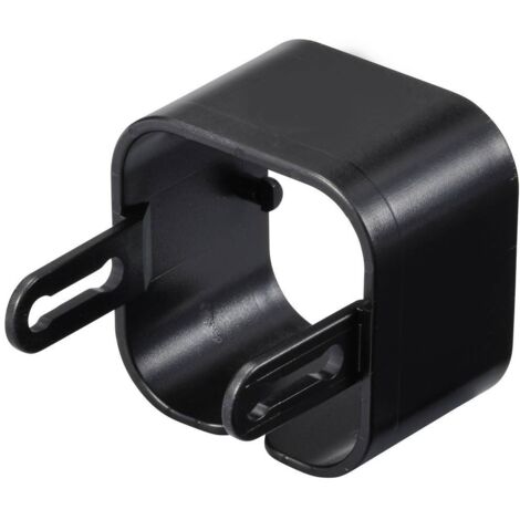 TRU COMPONENTS Support de câble modulaire TC-12533296 plastique ABS noir 40 mm Contenu: 15 pc(s) (1/3)